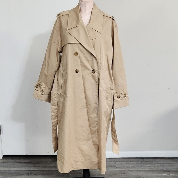 MNG Cotton Trench Coat - Picture 10 of 16